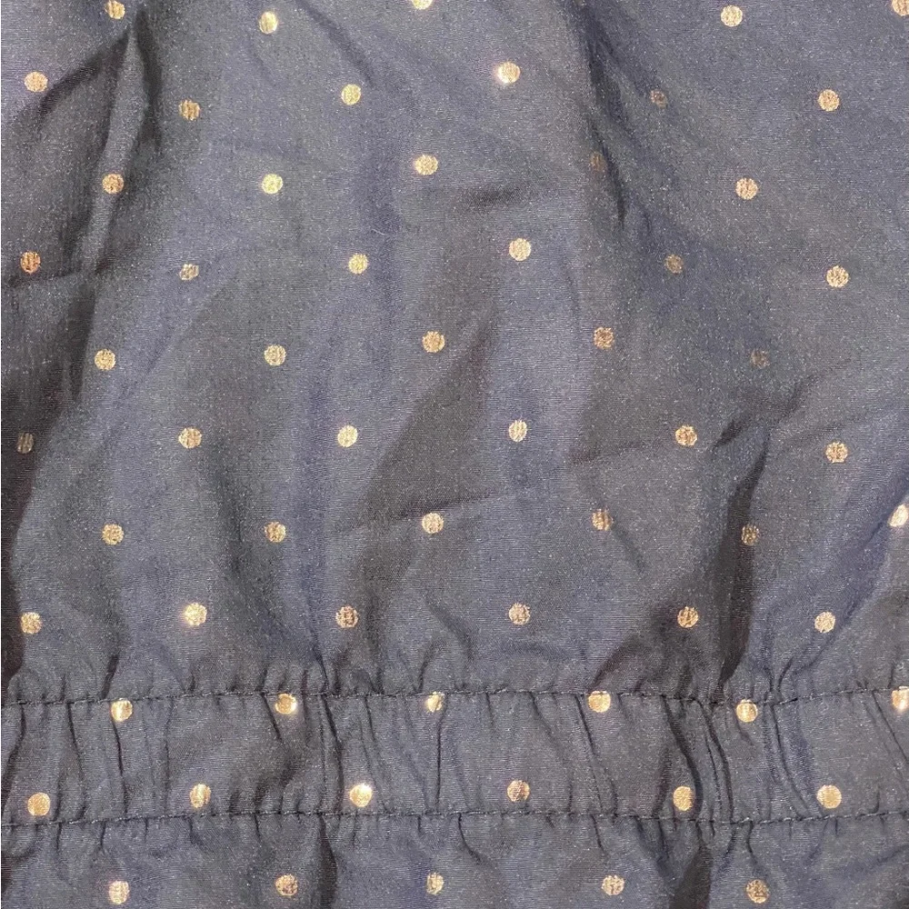 Oshkosh BGosh navy polka‎ dot pink coat with hood size 4T